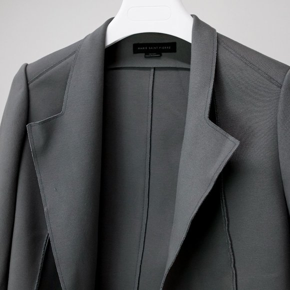 Marie Saint Pierre Saw Seam Scuba Blazer - Picture 4 of 10